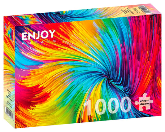 Pintura Colorida: Rompecabezas 1000 Piezas Enjoy Puzzle