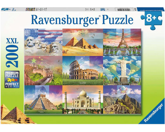 Monumentos del Mundo: Rompecabezas 200 Piezas XXL Ravensburger