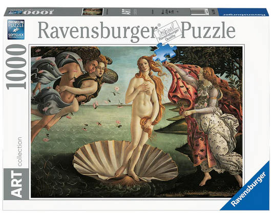 Botticelli - El Nacimiento de Venus: Rompecabezas de Arte 1000 Piezas Ravensburger