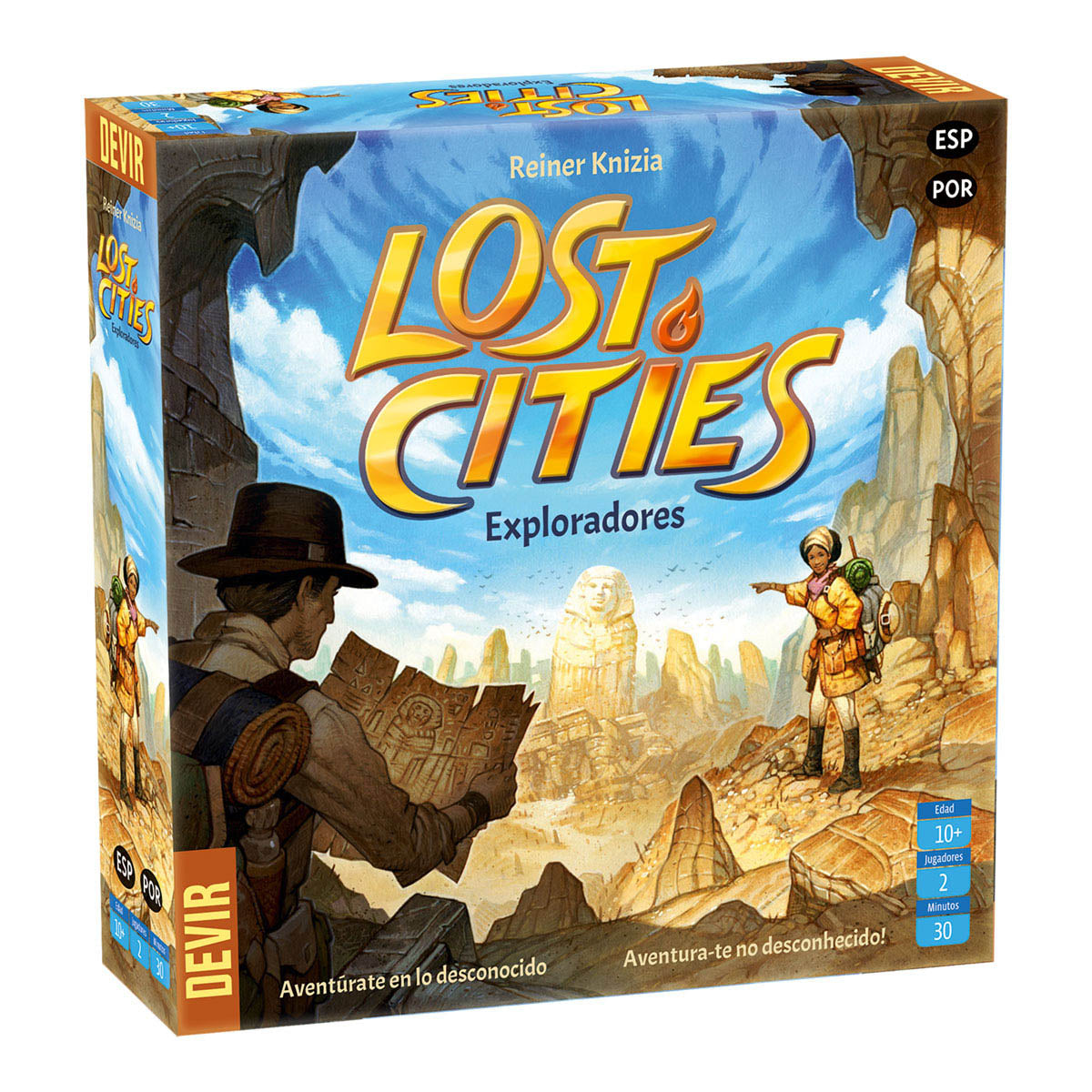 Lost Cities: Exploradores, Juego de Mesa, Devir