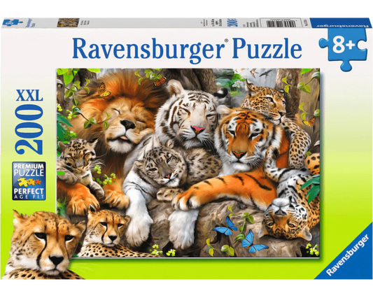 Grandes Felinos: Rompecabezas 200 Piezas Ravensburger