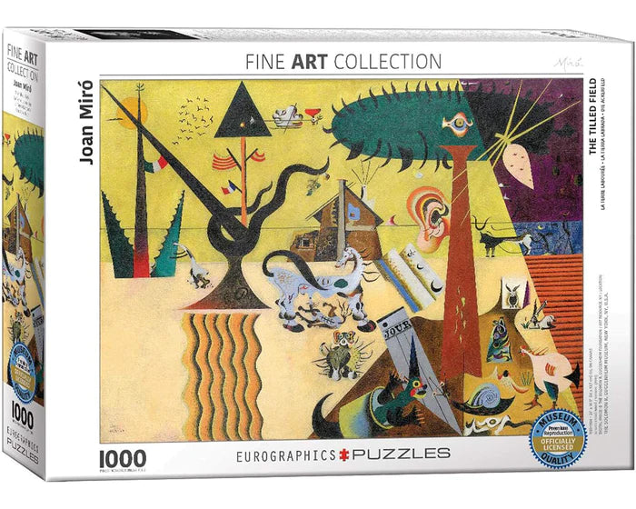 Joan Miró Campo Labrado Rompecabezas de Arte 1000 Piezas Eurographics