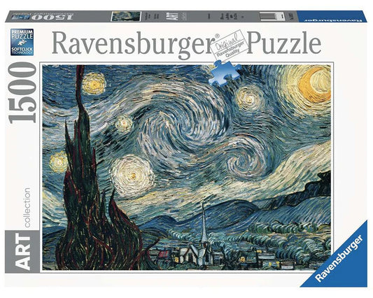 Van Gogh - Noche Estrellada : Rompecabezas 1500 Piezas Ravensburger