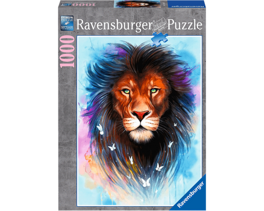 Majestuoso León: Rompecabezas de 1000 Piezas Marca Ravensburger