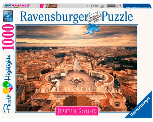 Plaza de San Pedro: Rompecabezas 1000 Piezas Ravensburger