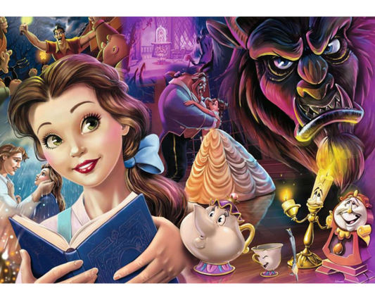 Heroínas de Disney - La Bella y la Bestia: Rompecabezas 1000 Piezas Ravensburger