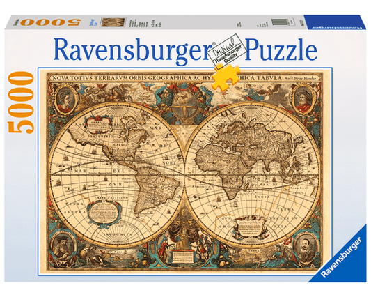 Mapa Antiguo: Rompecabezas 5000 piezas Ravensburger