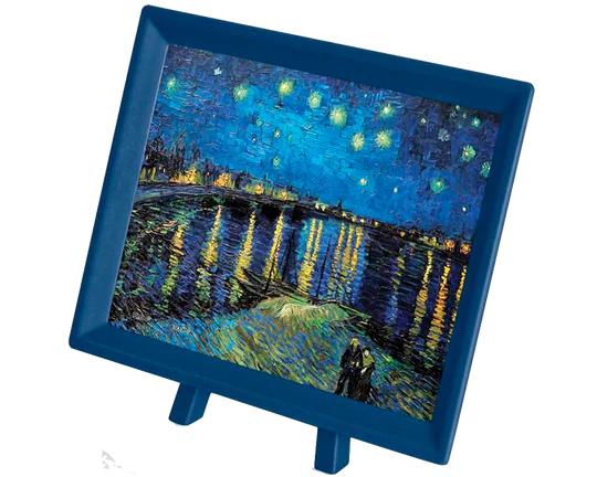 Van Gogh - Noche Estrellada sobre el Ródano: Rompecabezas 150 Piezas Plástico Pintoo