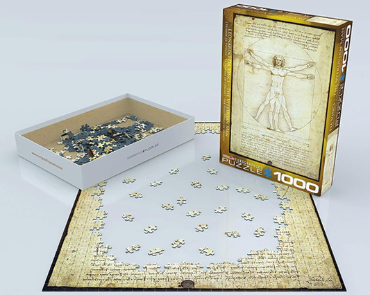 Leonardo Da Vinci: El Hombre: Rompecabezas 1000 Piezas Eurographics