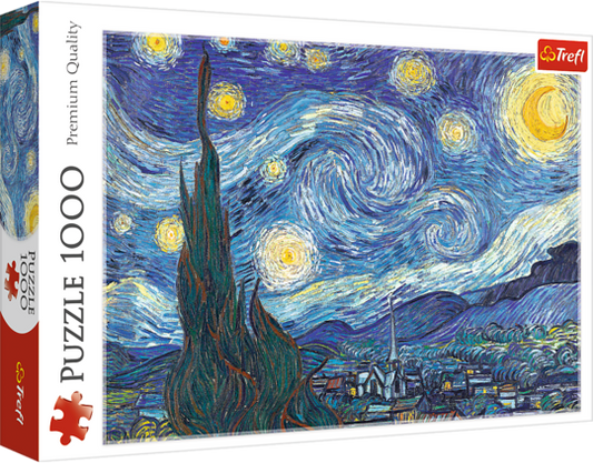 Van Gogh: Noche Estrellada: 1000 Piezas Trefl