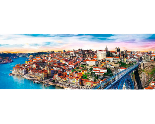 Porto, Portugal: Rompecabezas 500 Piezas Panorámico Trefl