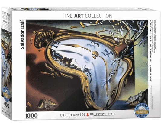 Salvador Dali: Reloj Flexible: Rompecabezas 1000 Piezas Eurographics